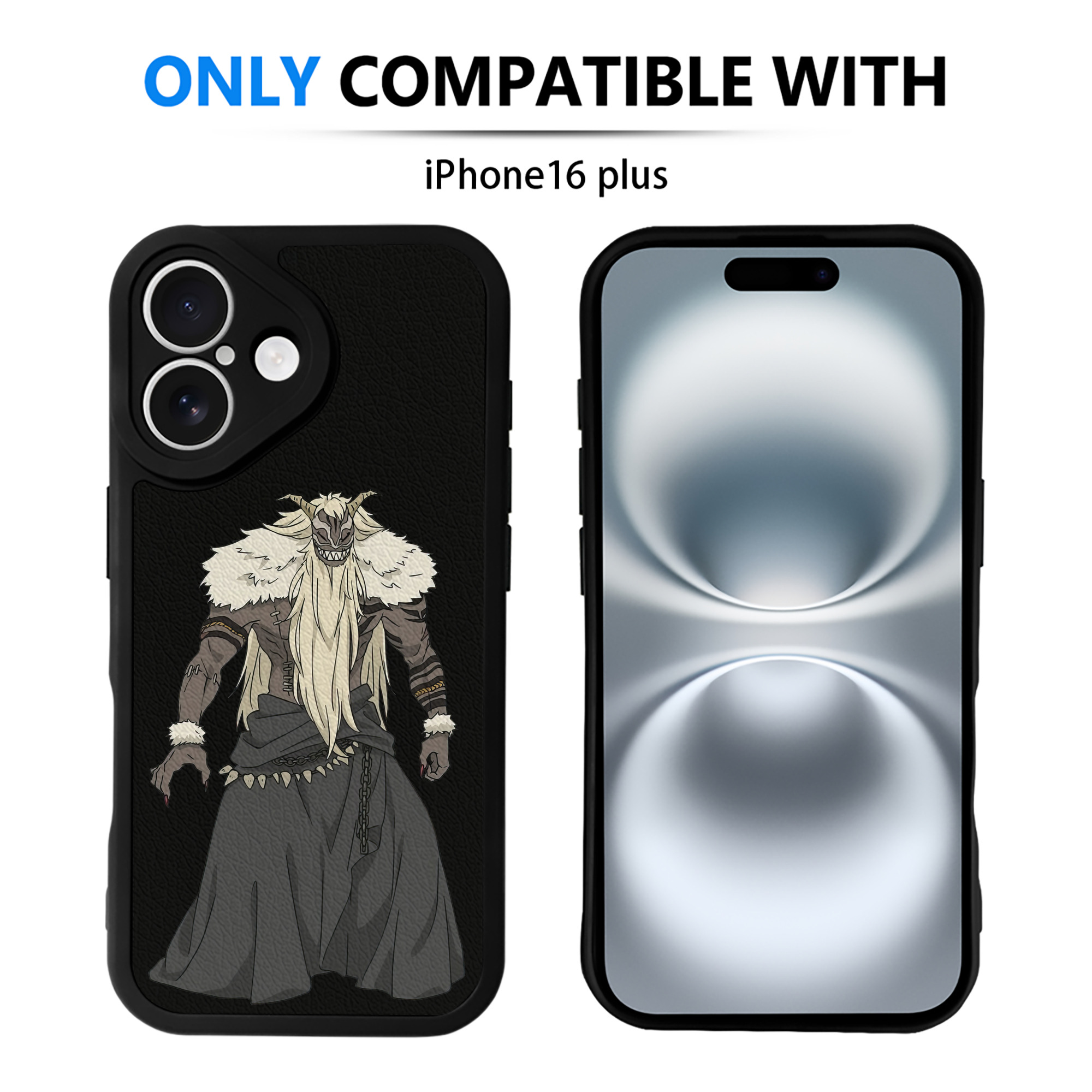 （画像用） 葬送のフリーレン Frieren 【iPhone 16シリーズ対応】シリコンスマホケース（レザー調） 材質：シリコン